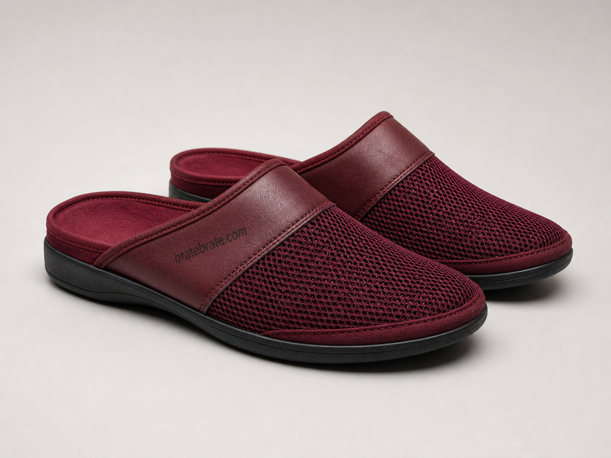 Papuče — bordo, 45
