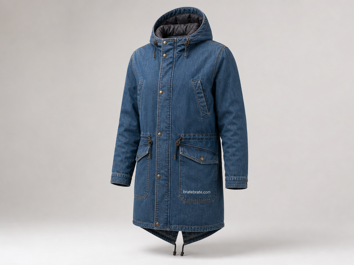 Zimska jakna (parka) — denim, M