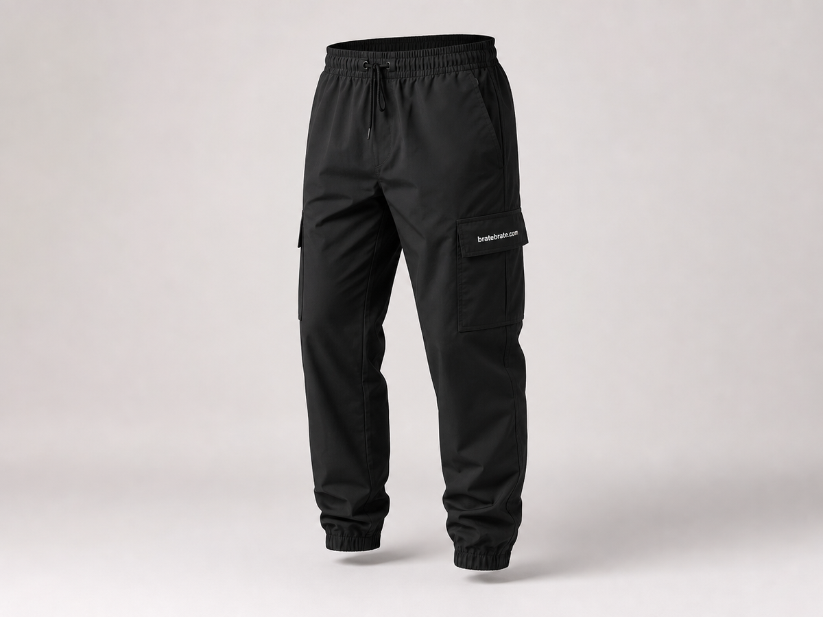 Pantalone (cargo) — crna, L