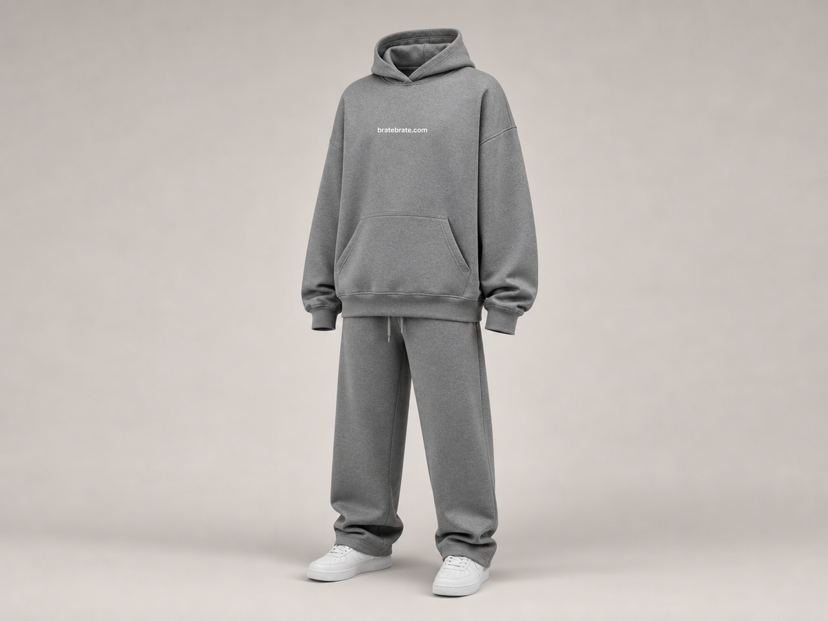 Dukserica (oversized) — siva, XXL